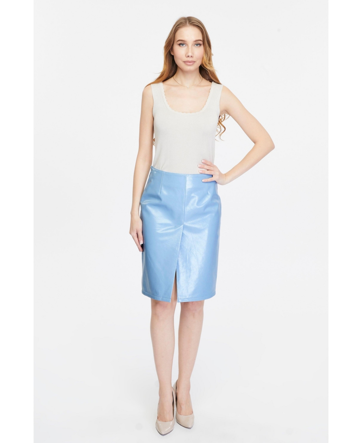 Furniq Uk Women's Leather Skirt