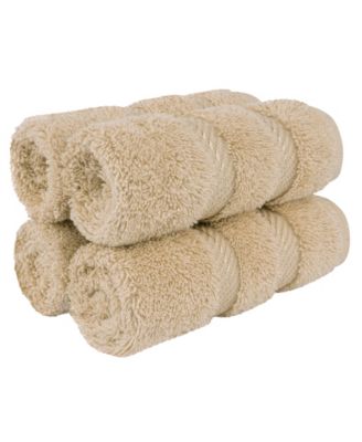 Edison Luxury 100% Turkish Cotton 4-Piece Washcloth Set