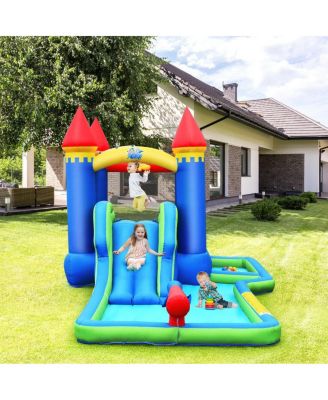 Kids Inflatable Bounce House Water Slide without Blower