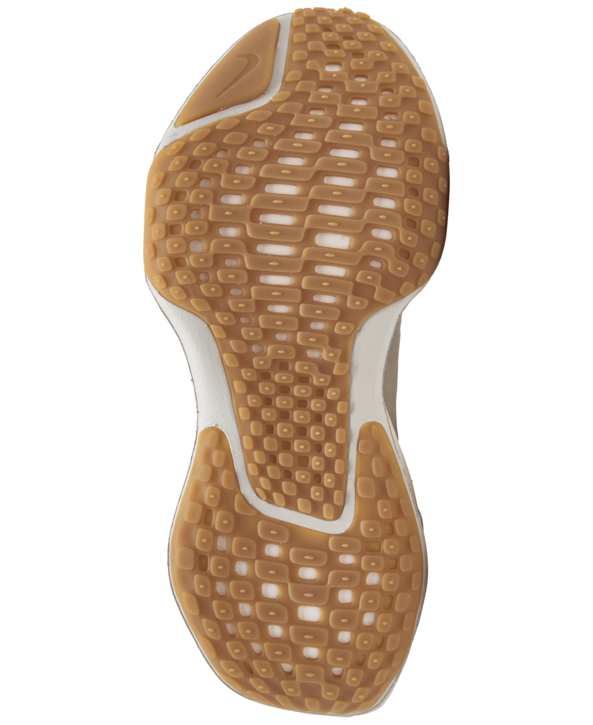 Nike Women's Air Zoom Invincible Run 3 Flyknit Running Sneakers From Finish Line In Bone,ivory