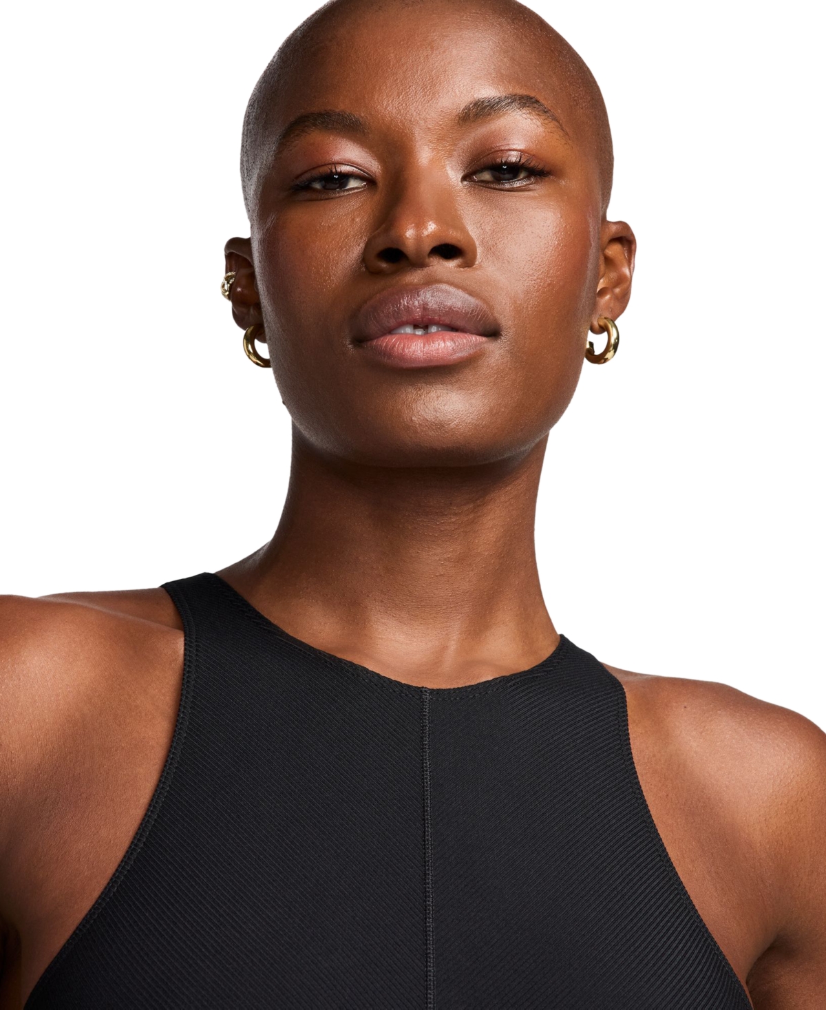 Nike Women's One Dri-fit Sleeveless Low-Back Bodysuit -black