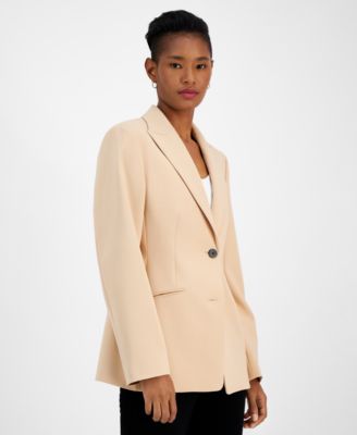 HUGO - Women's Aysema Peak-Collar Double-Button Jacket