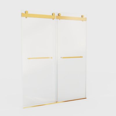 Adjustable Semi-Frameless Sliding Shower Door