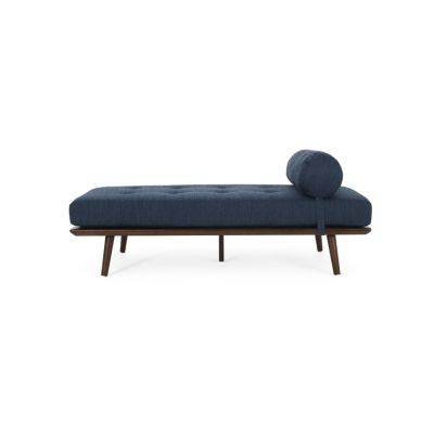 Mid-Century Chaise with Tufted Upholstery