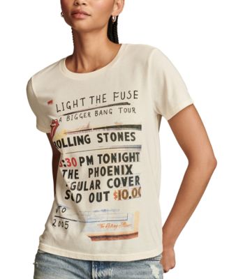 Lucky Brand - Women's Rolling Stones Light The Fuse Classic T-Shirt