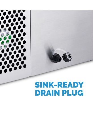 Countertop 50 lbs. of Ice a Day Bullet Ice Maker in Stainless Steel