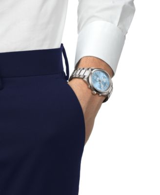 Men's Swiss Chronograph PR 100 Stainless Steel Bracelet Watch 40mm