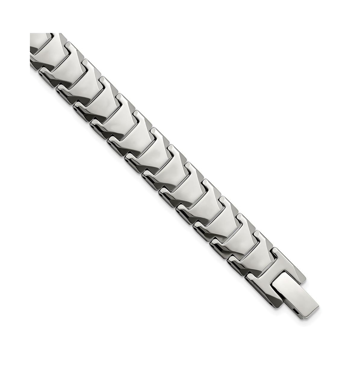 Tungsten Polished Bracelet - Grey