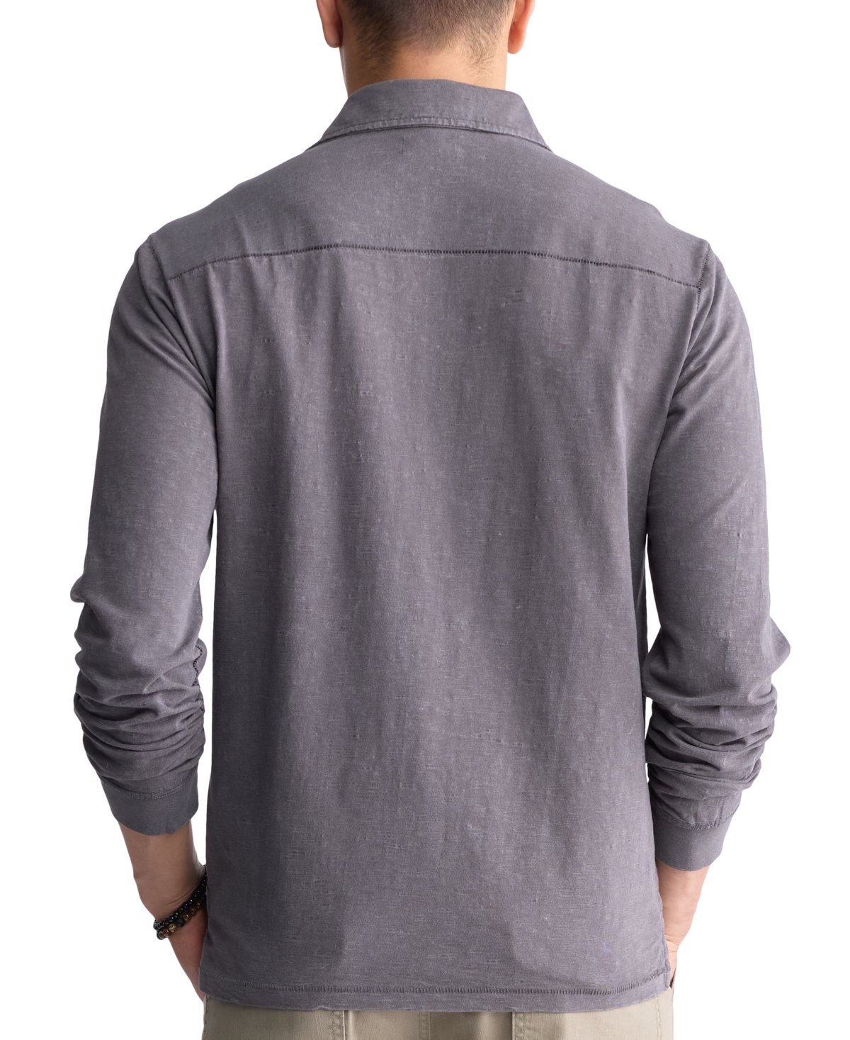 Men's Kimmy Long Sleeve Pocket Polo Shirt
