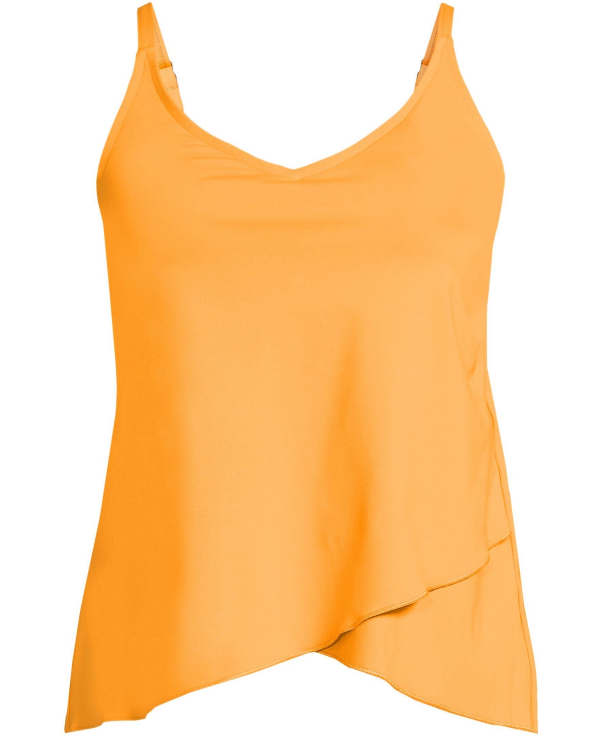Lands' End Women's Tulip Hem Tankini Top