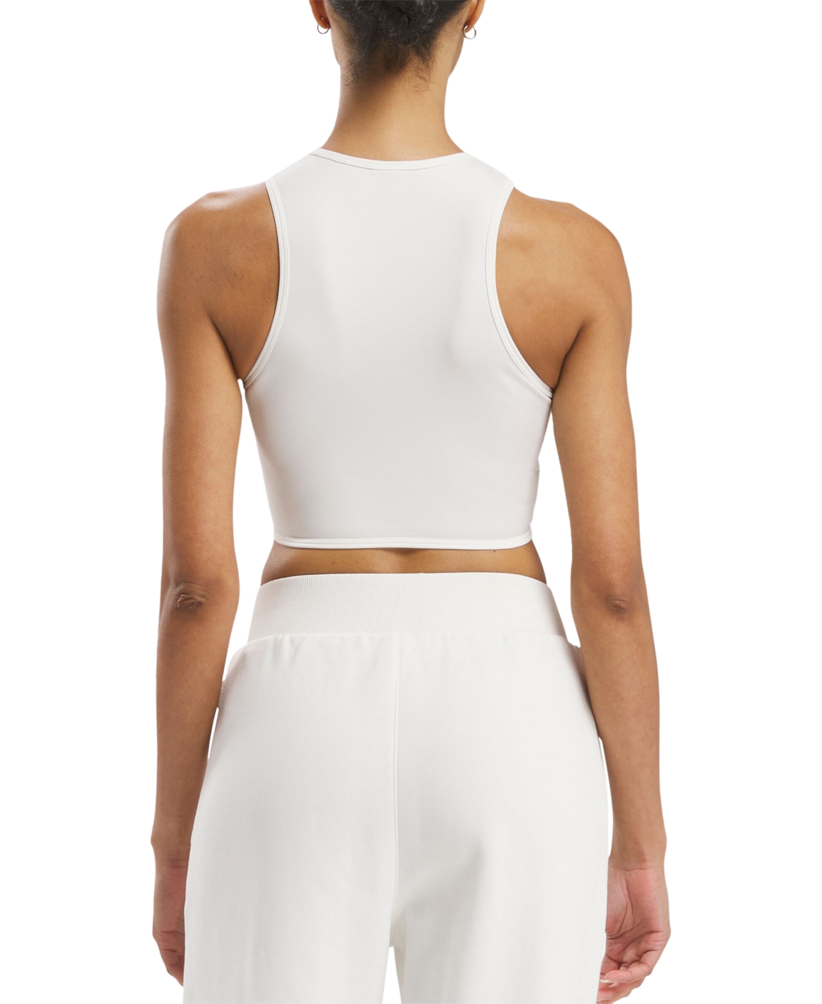 Reebok Women's Wardobe Essentials Curved-Hem Bralette Top