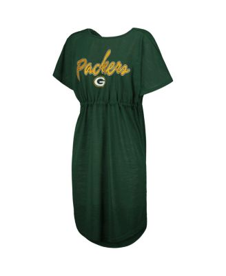 Women's Green Green New York Jets Versus Swim Cover-Up