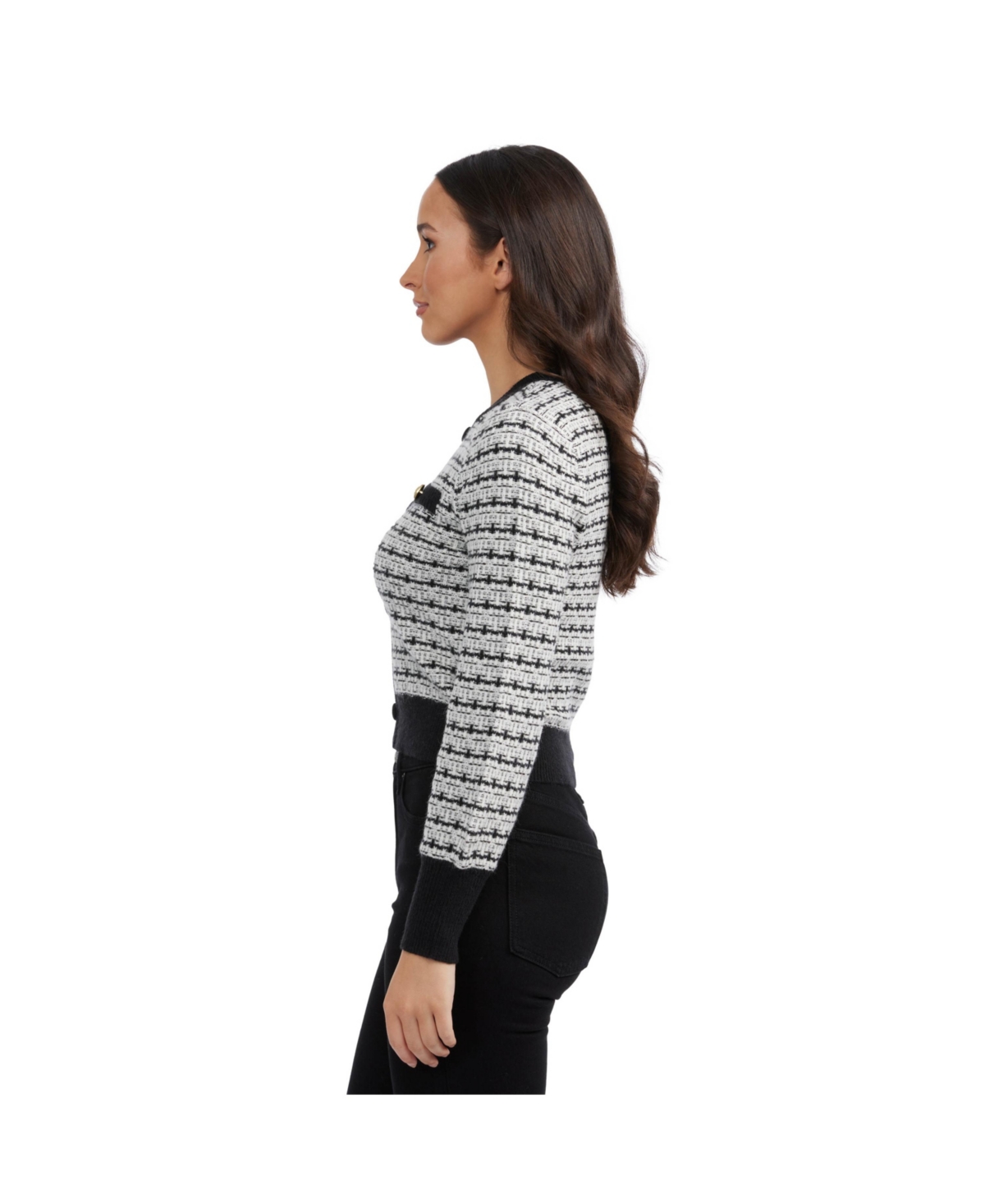 Ellen tracy black cardigan top