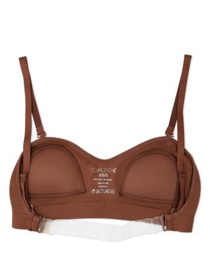 Women's Seamless Clear Back Bandeau Bra