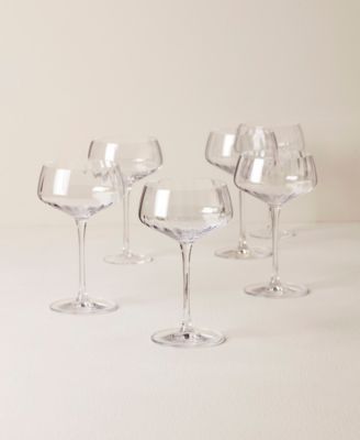 Tuscany Classics Angled Optic Coupes, Set Of 6
