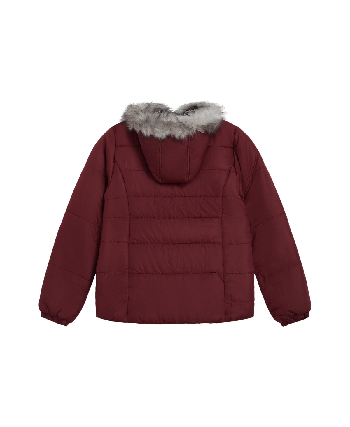 Jessica Simpson Girls Fashion Hooded Quilt Puffer Jacket