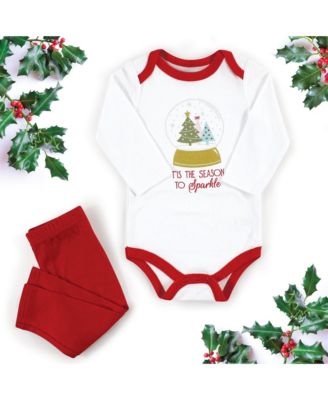 Cotton Bodysuit and Pant Set