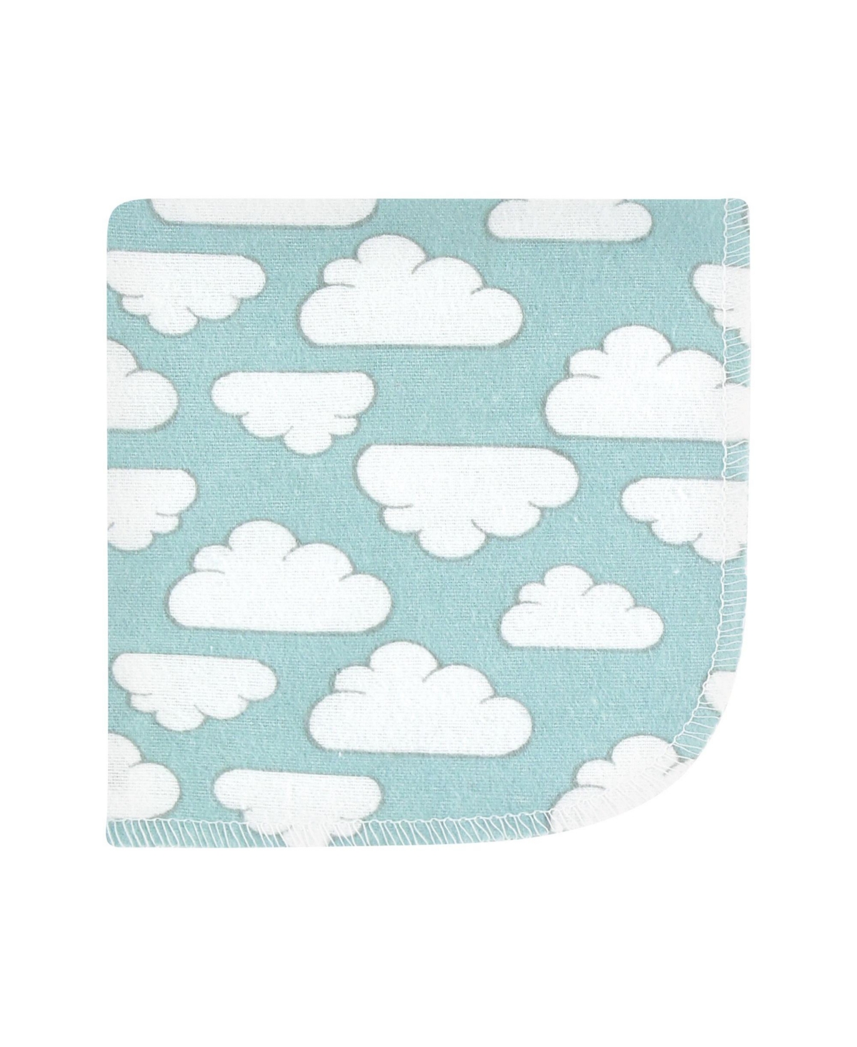 Hudson Baby Infant Boy Flannel Washcloths, Boy New Elephant 12Pk, One Size - Boy new elephant 12pk