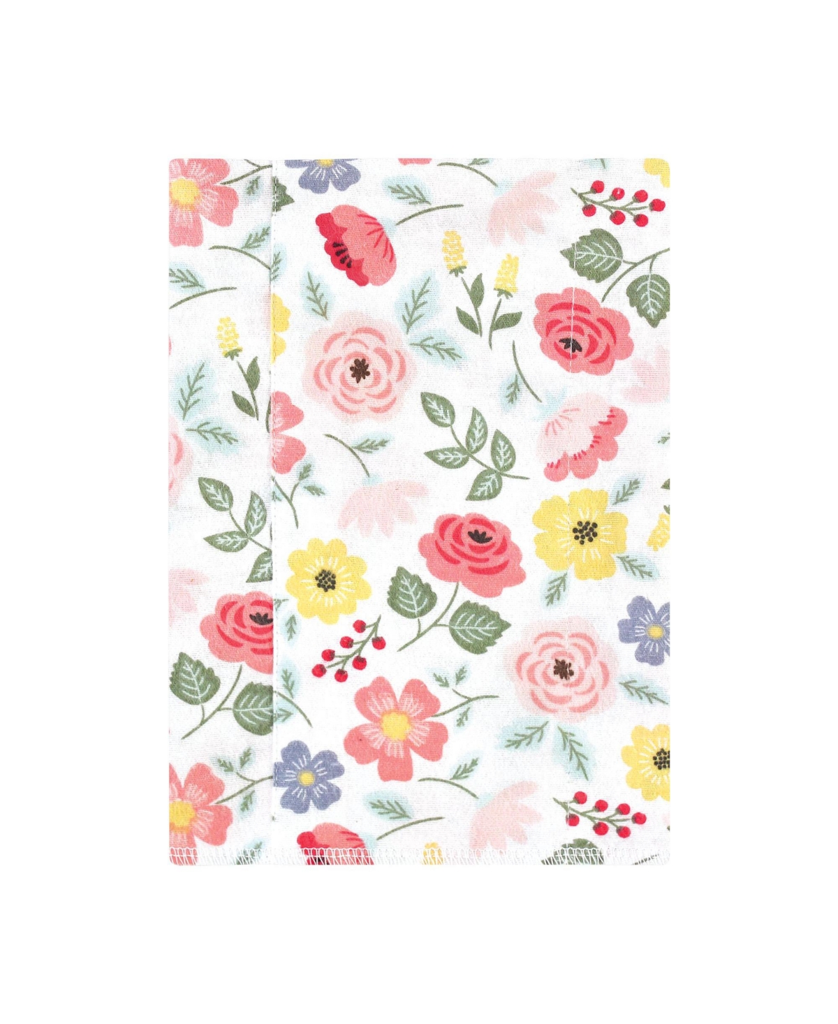 Hudson Baby Infant Girl Cotton Flannel Burp Cloths, Modern Botanical 7 Pack, One Size - Modern botanical 7 pack