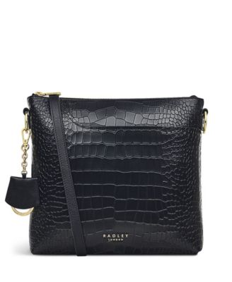 Faux croc crossbody bag sale