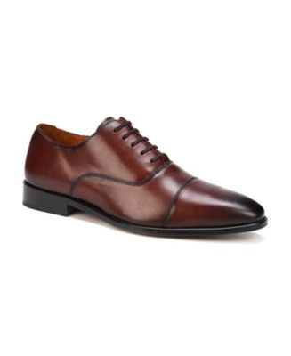 New Anthony Veer Ortholite Men size 9.5 Brown Grain Leather cap toe oxford shoes s-l400.jpg main image 2
