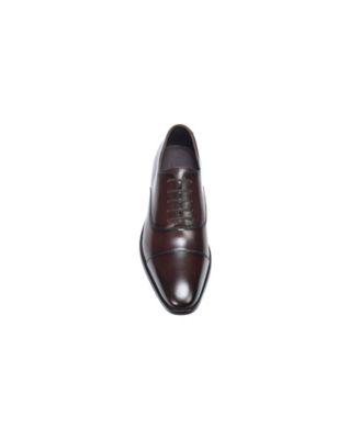 Men's Bill Cap Toe Oxford Leather Dress Shoes
