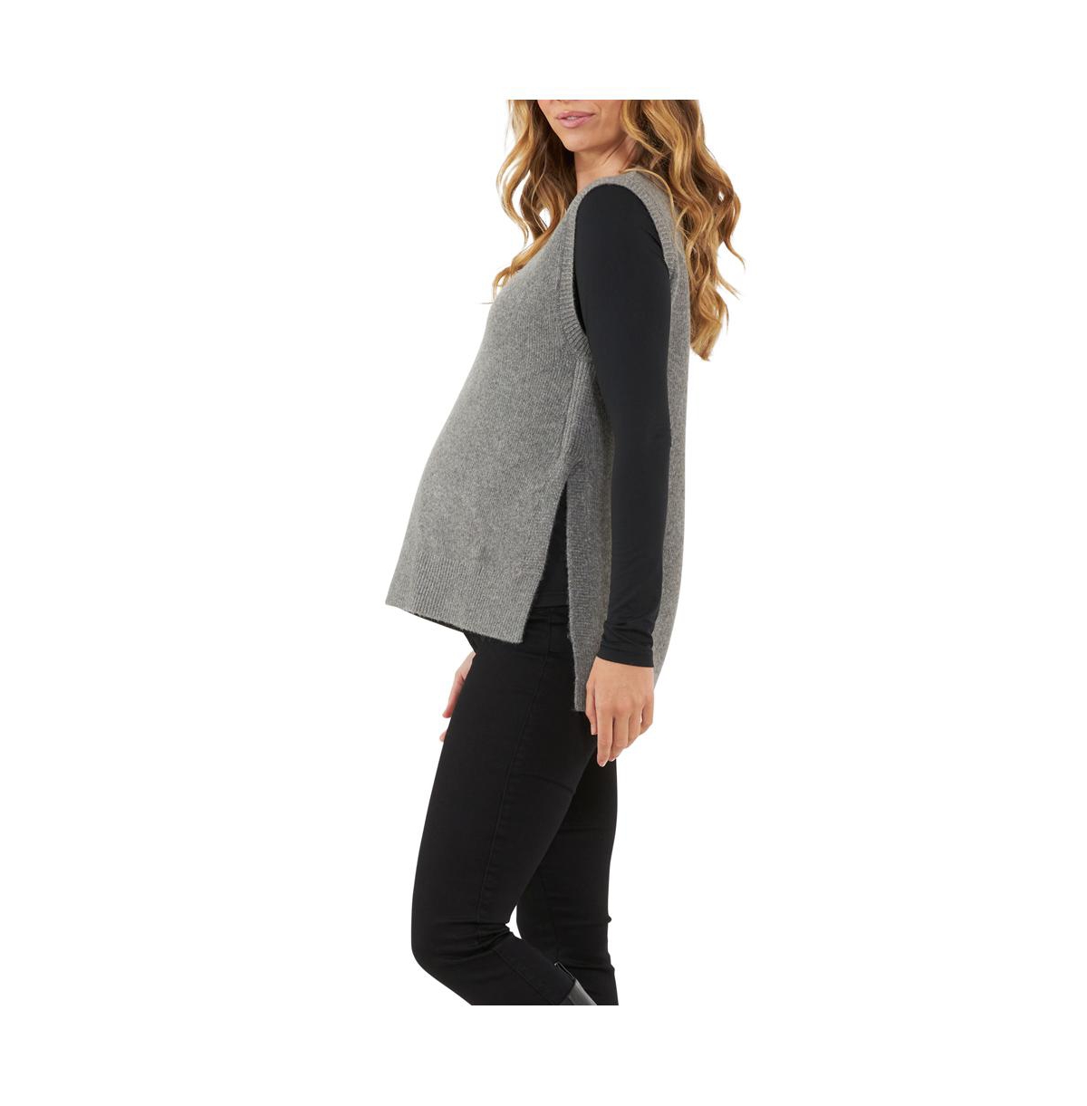 Ripe Maternity Maternity Josie Side Split Knit Vest