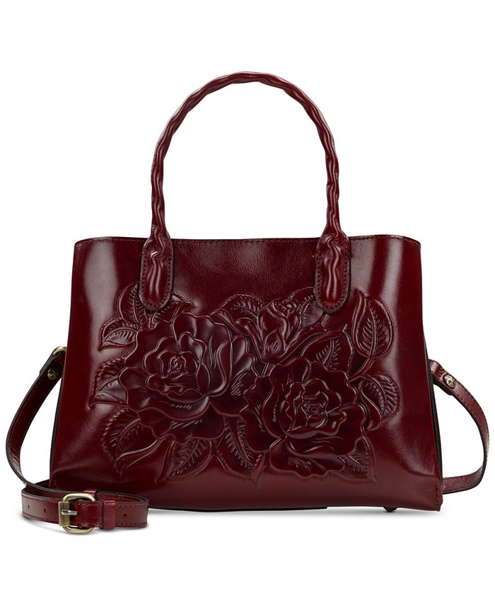 Patricia Nash Carducci Leather Pocket Tote - Tan