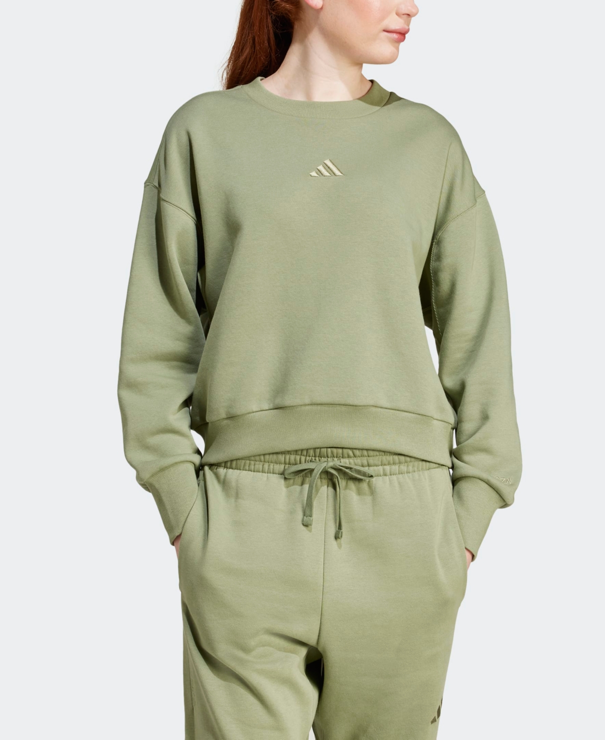 Adidas Women's All Szn Loose Fit Fleece Sweatshirt