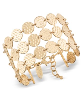 Style & Co - Triple Row Disc Bracelet
