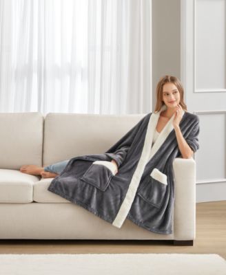 Cozy Plush Printed Wrap, 50" x 70", Exclusively at Macy’s