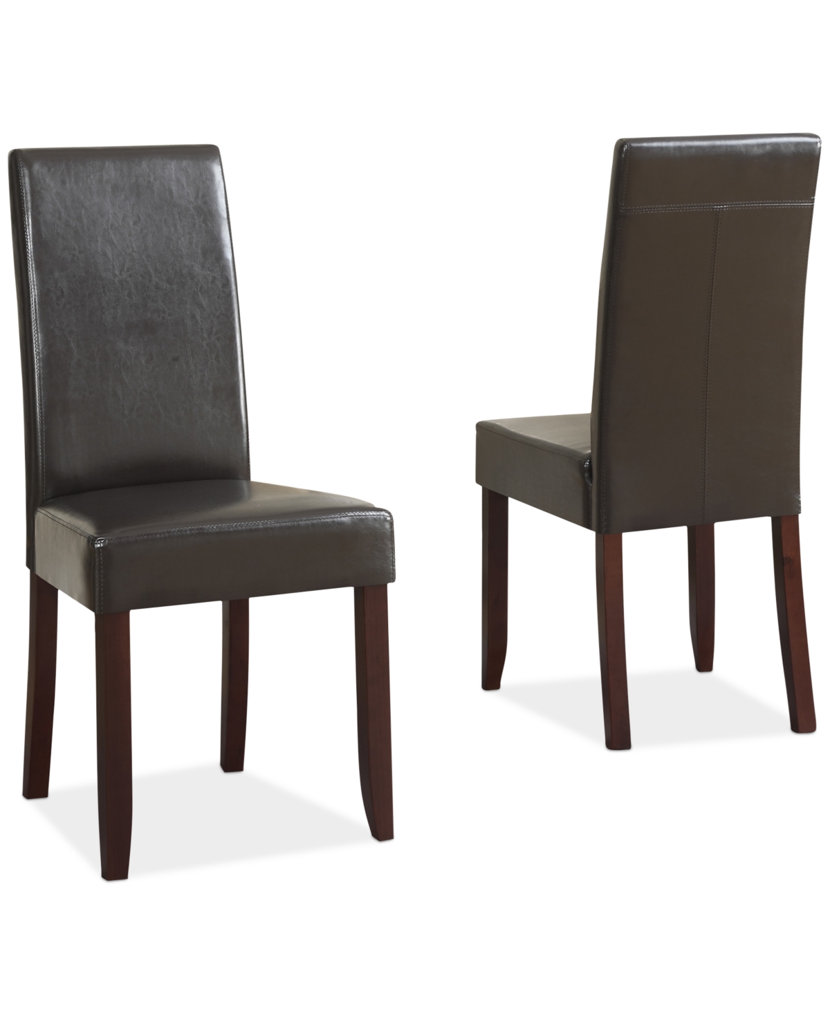 2257911 Avery Faux Leather Parson Chairs, Quick Ship (Set  sku 2257911