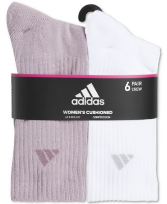 Women's 6-Pk. Athletic Cushioned Crew Socks