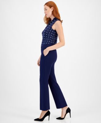 Women's Mid-Rise Pull-On Slash-Pocket Pants