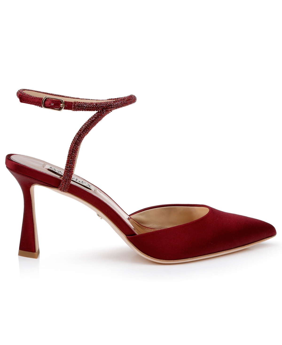 BADGLEY MISCHKA WOMEN'S KAMILAH ANKLE STRAP EVENING PUMP 