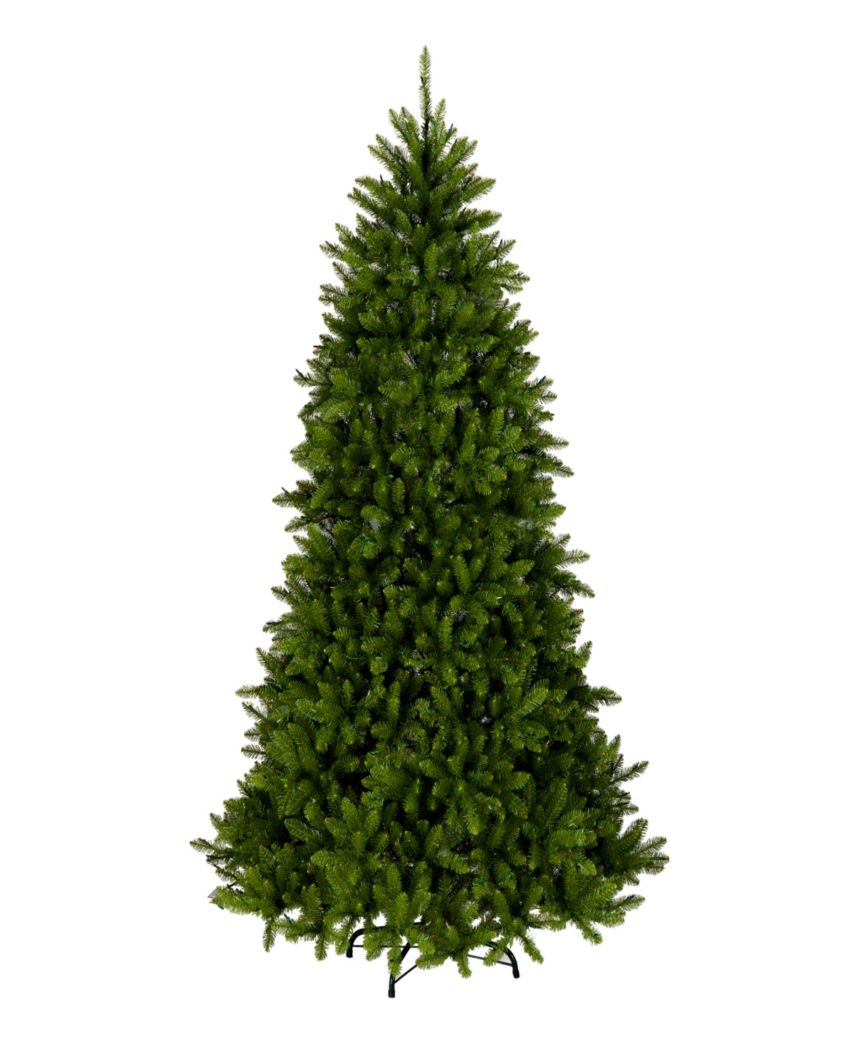 National Tree Company Dunhill Fir Hinged Tree, 7.5 Feet. In Green