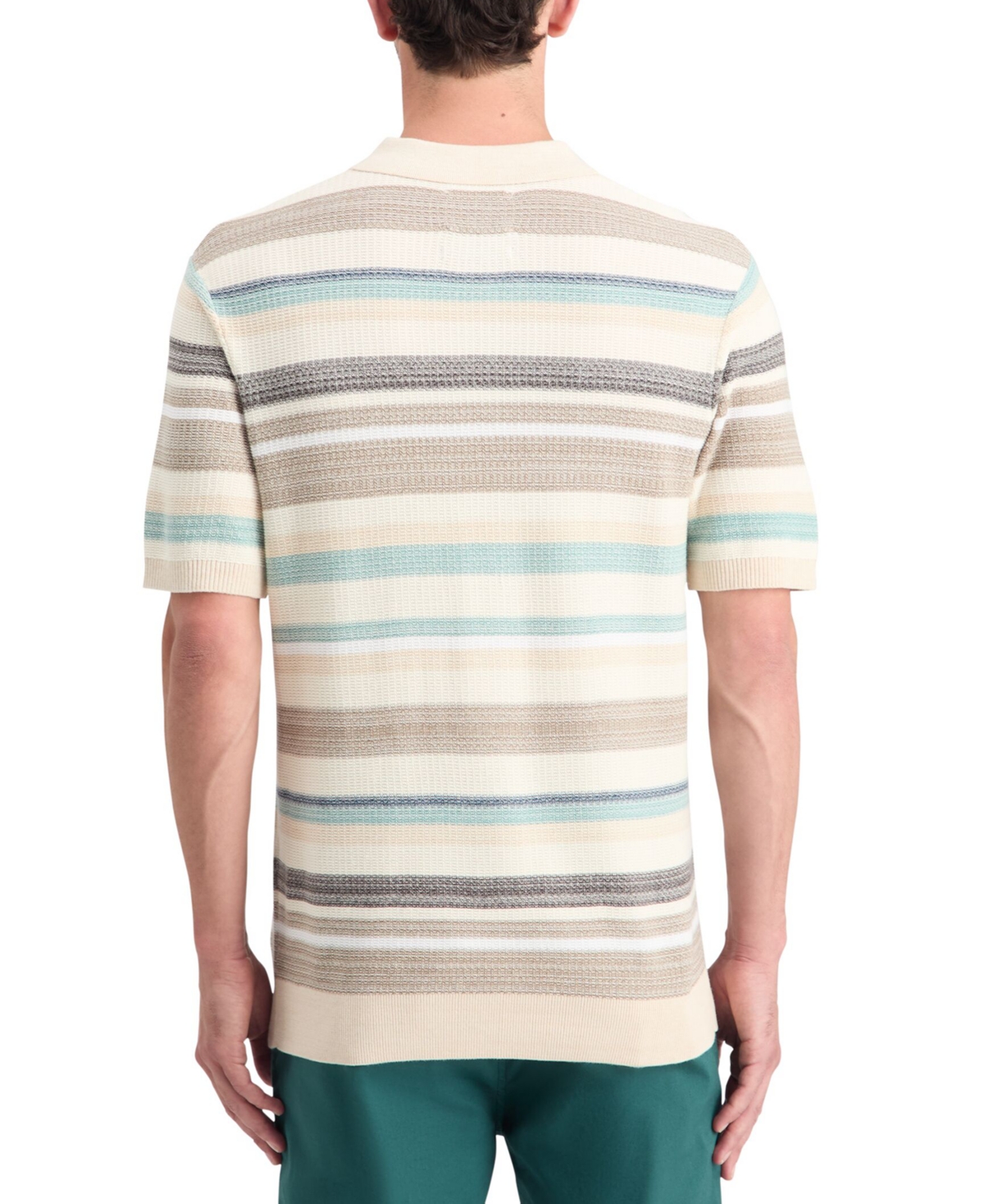 Scotch & Soda Men's Structured Knit Polo Shirt