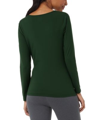 Women's Long-Sleeve Scoop-Neck Top 