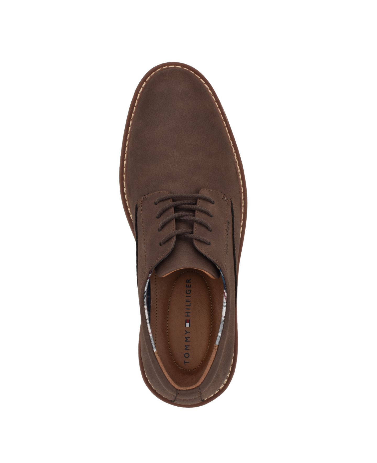 Мужские туфли Tommy Hilfiger Hiday Casualized Hybrid Oxfords, цвет: Тёмный коричневый — фото 4