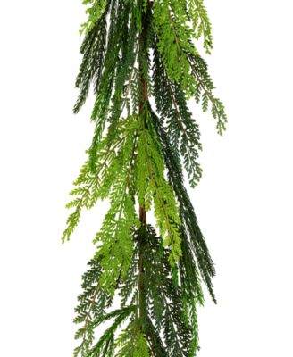 Christmas Cottage Garland, 5 feet.