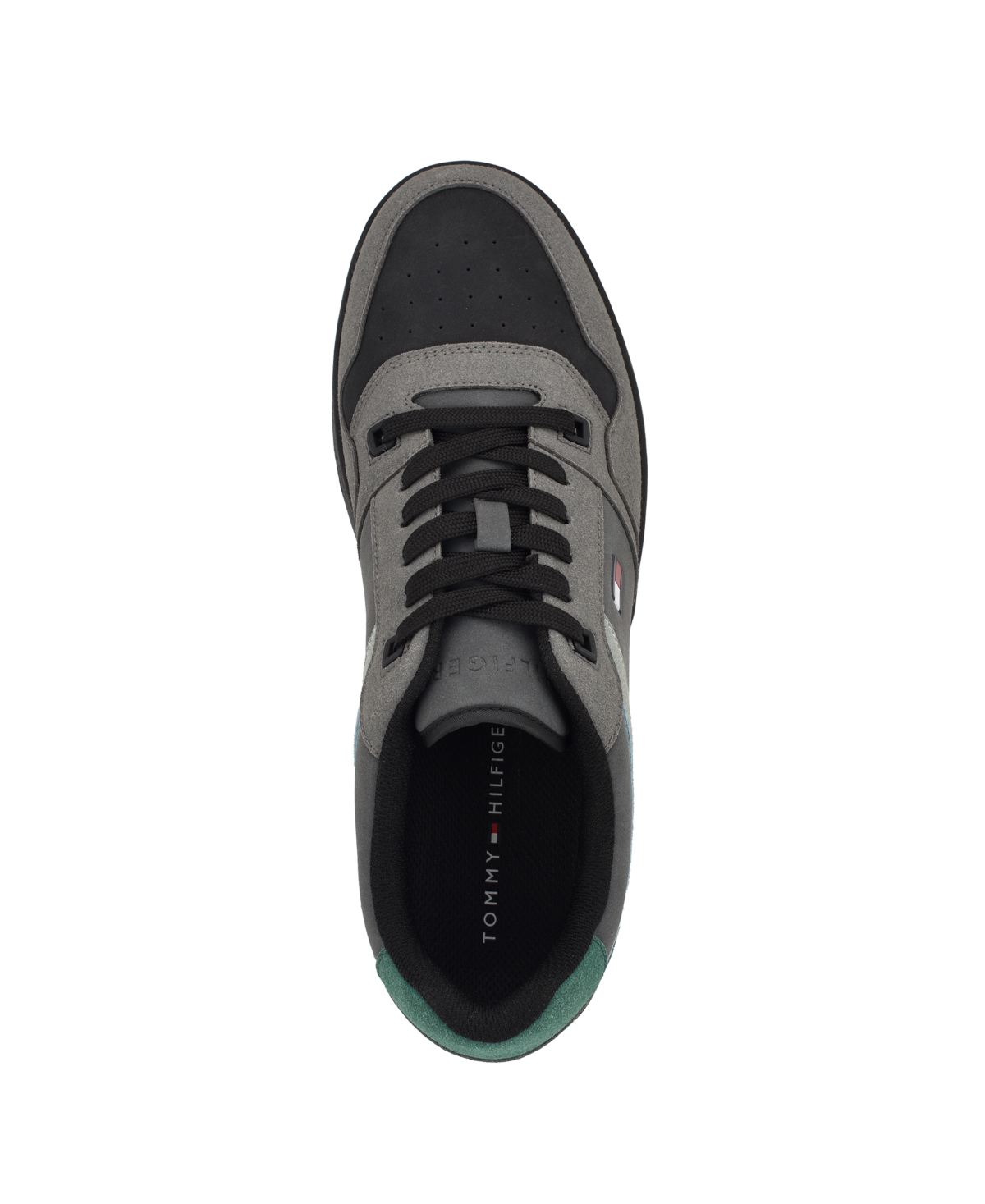 Tommy Hilfiger Men's Trane Fashion Lace Up Sneakers -Black Multi