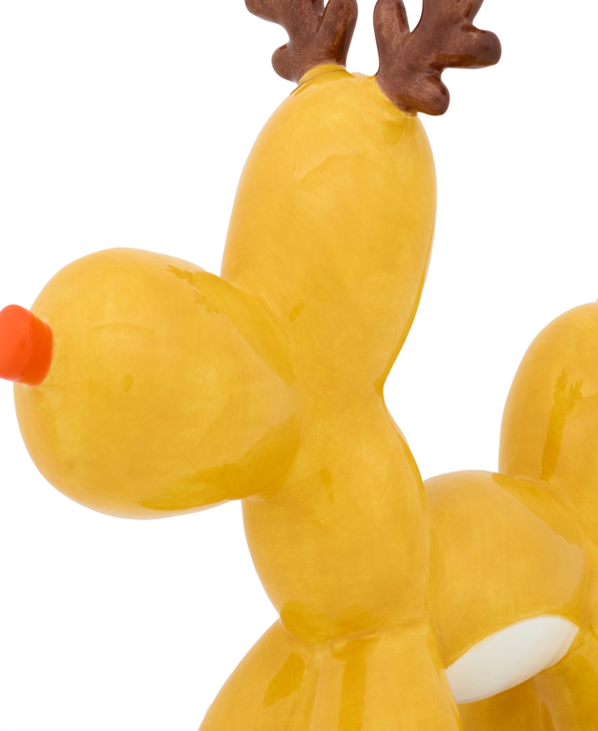 National Tree Company Reindeer Balloon Dog, 8.5 Inches In Brown