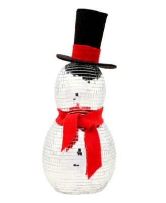 National Tree Company Disco Snowman with Red Scarf, 12 Inches