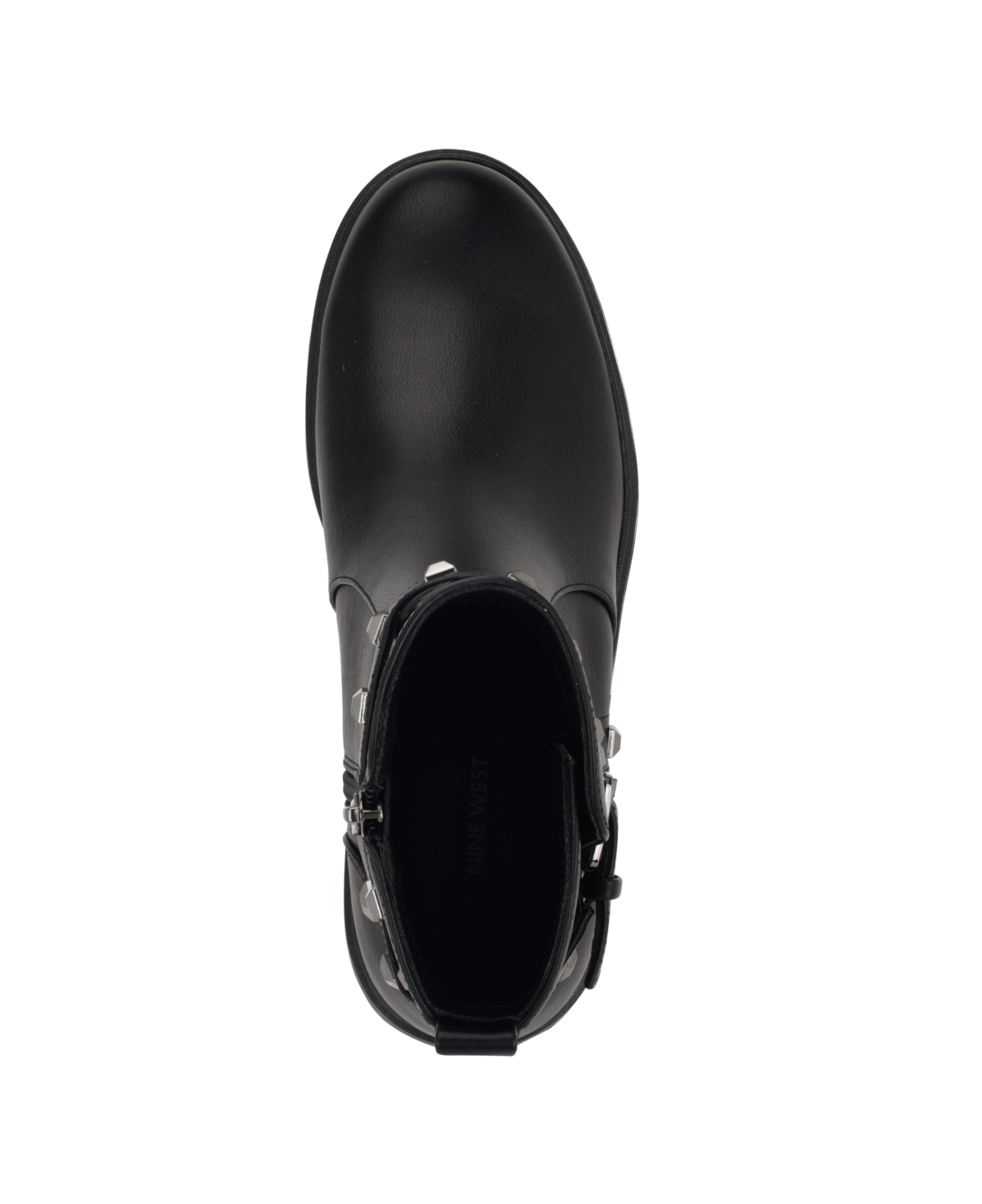 Nine West Women's Klimbe Lug-Sole Round Toe Casual Booties