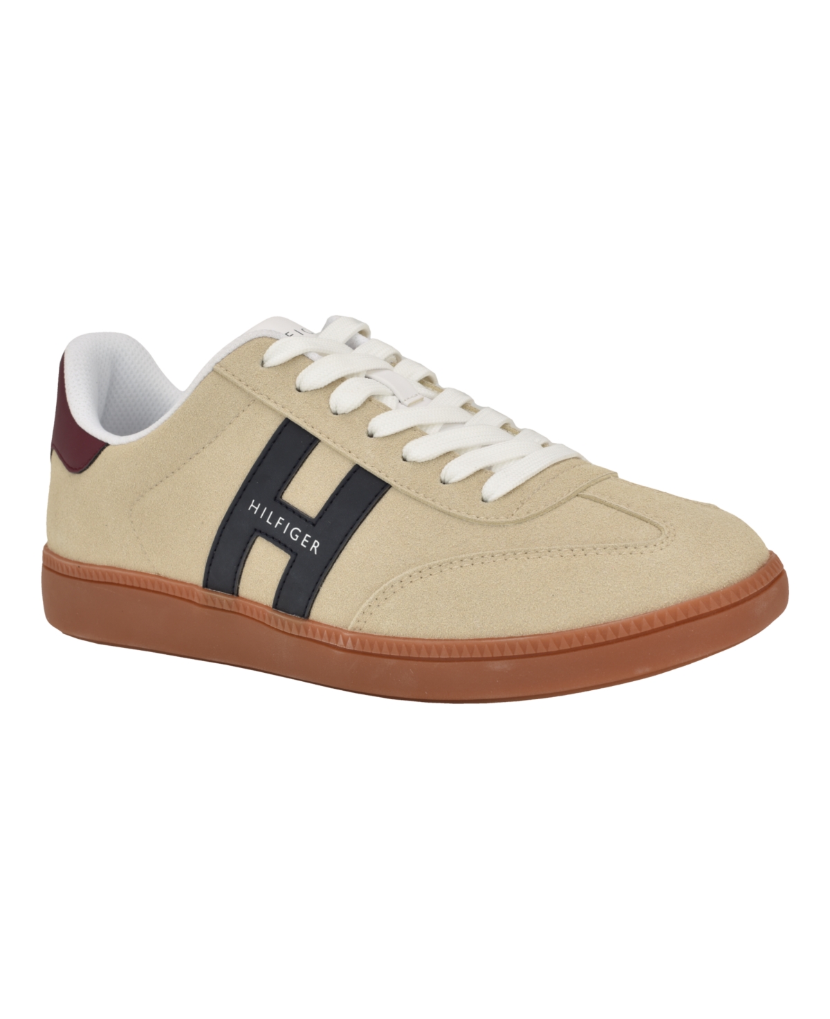 Tommy Hilfiger Men's Berge T-toe Casual Sneakers In Grey,white Multi