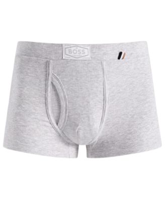 BOSS by Hugo Boss Men's Ribbed-Knit Trunks - Macy's