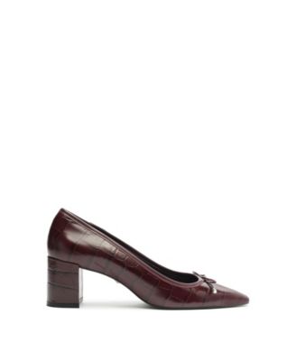 Women's Arissa Square Toe Mid Block Pumps