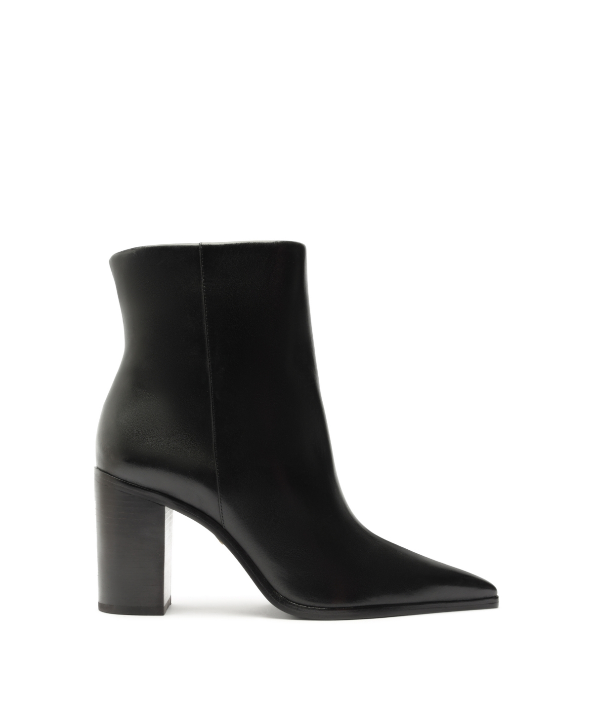 Shop Schutz Women's Mikki Block Pointed Toe Boots In Brown