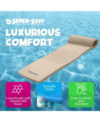 Sunsation 1.75" Thick Foam Lounger Swimming Pool Float, Bronze