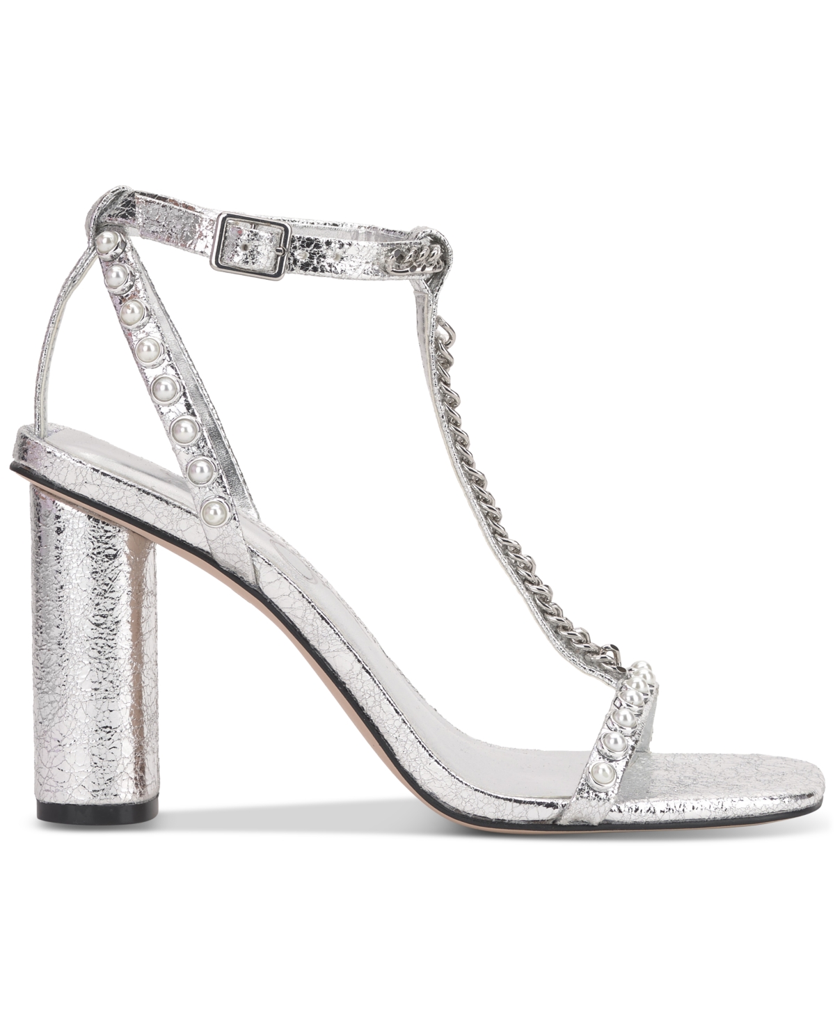 Jessica Simpson Women's Siven Embellished T-Strap High-Heel Dress Sandals
